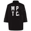 Ten Pearl Button Black Chef Coat Thumbnail