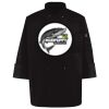 Ten Pearl Button Black Chef Coat Thumbnail